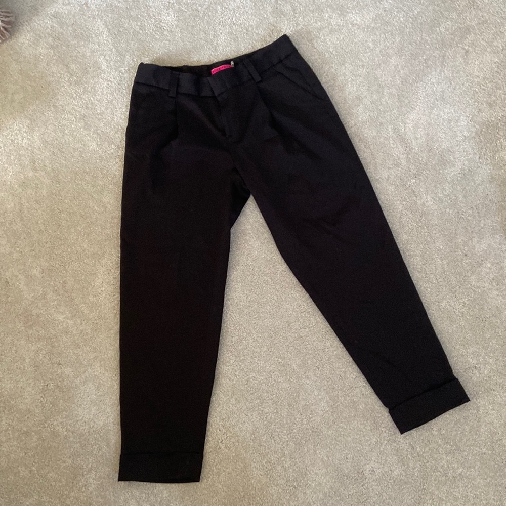 Alice + Olivia Pleated Ankle Trouser - Size 8